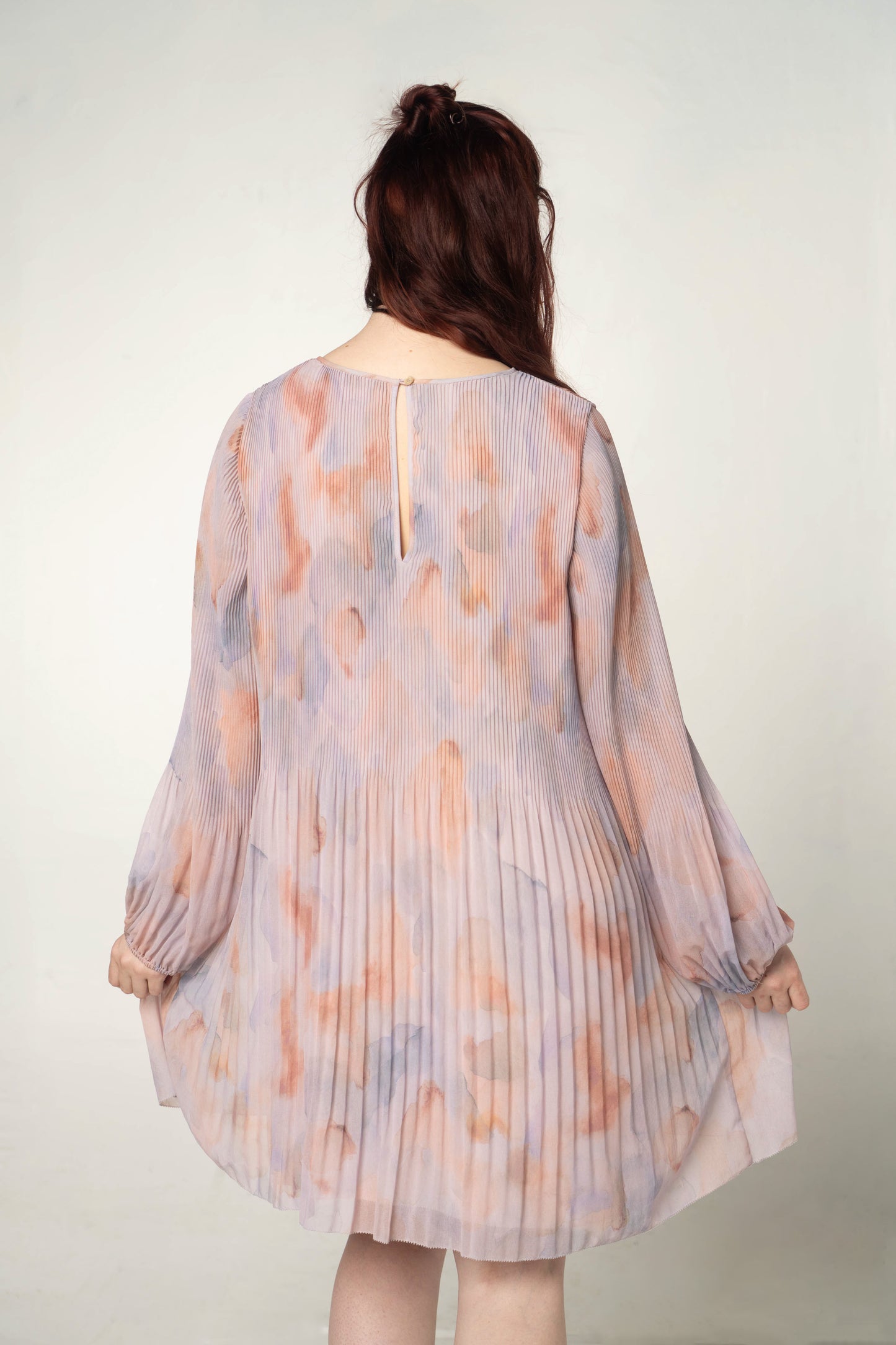 Wilfred Pastel Watercolour Pleated Dress Size XL