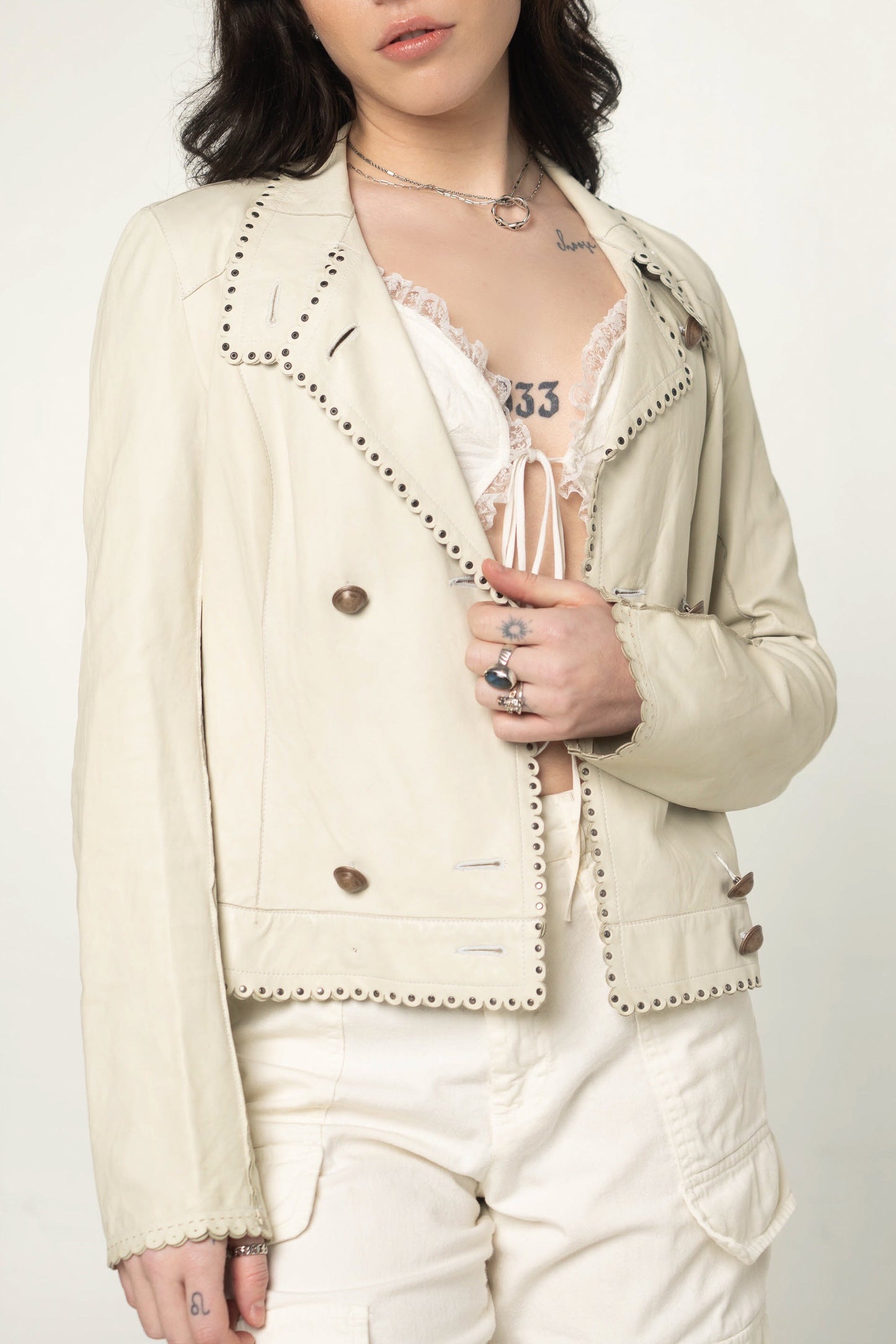 Joseph Mint Green Lambskin Jacket Size 36