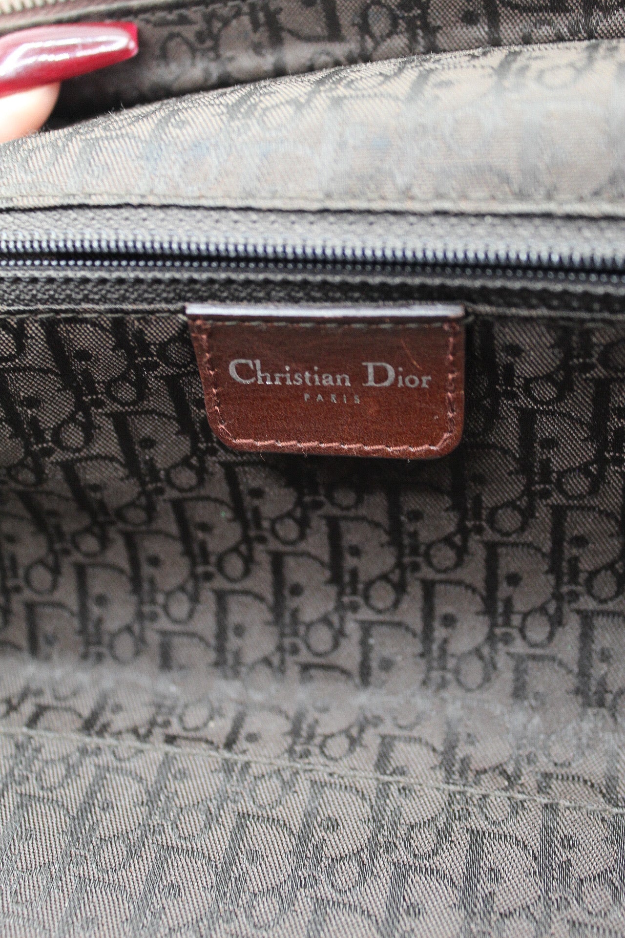 2005 Dior by John Galliano Floral Embroidered Bowler Bag