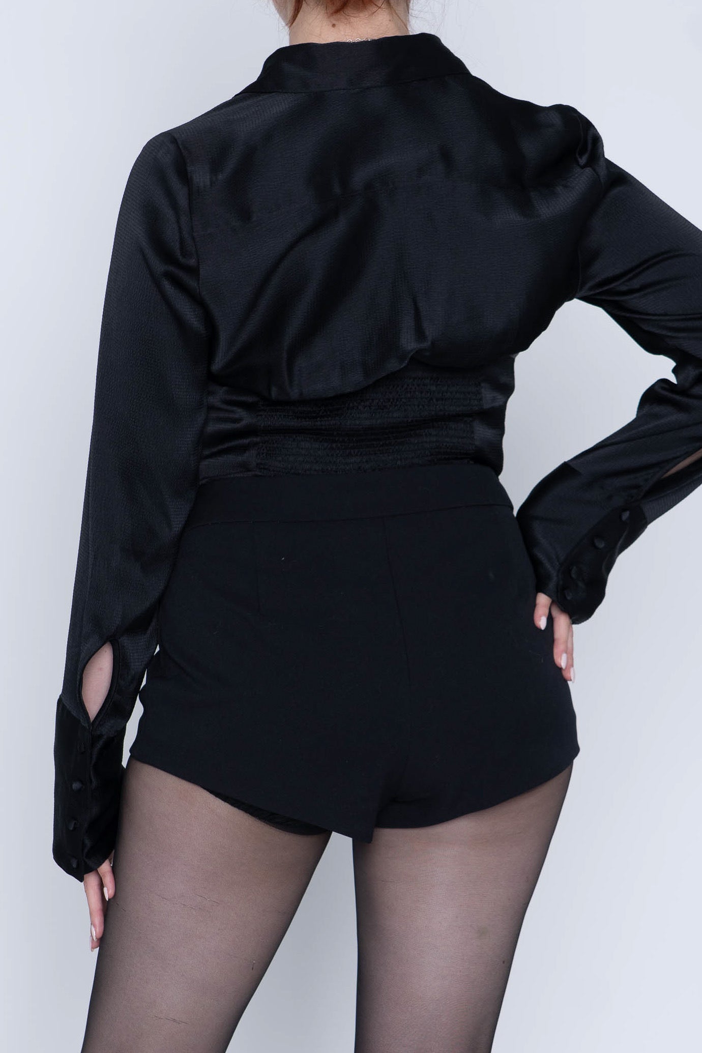 ShuShu Tong Black Micro Shorts