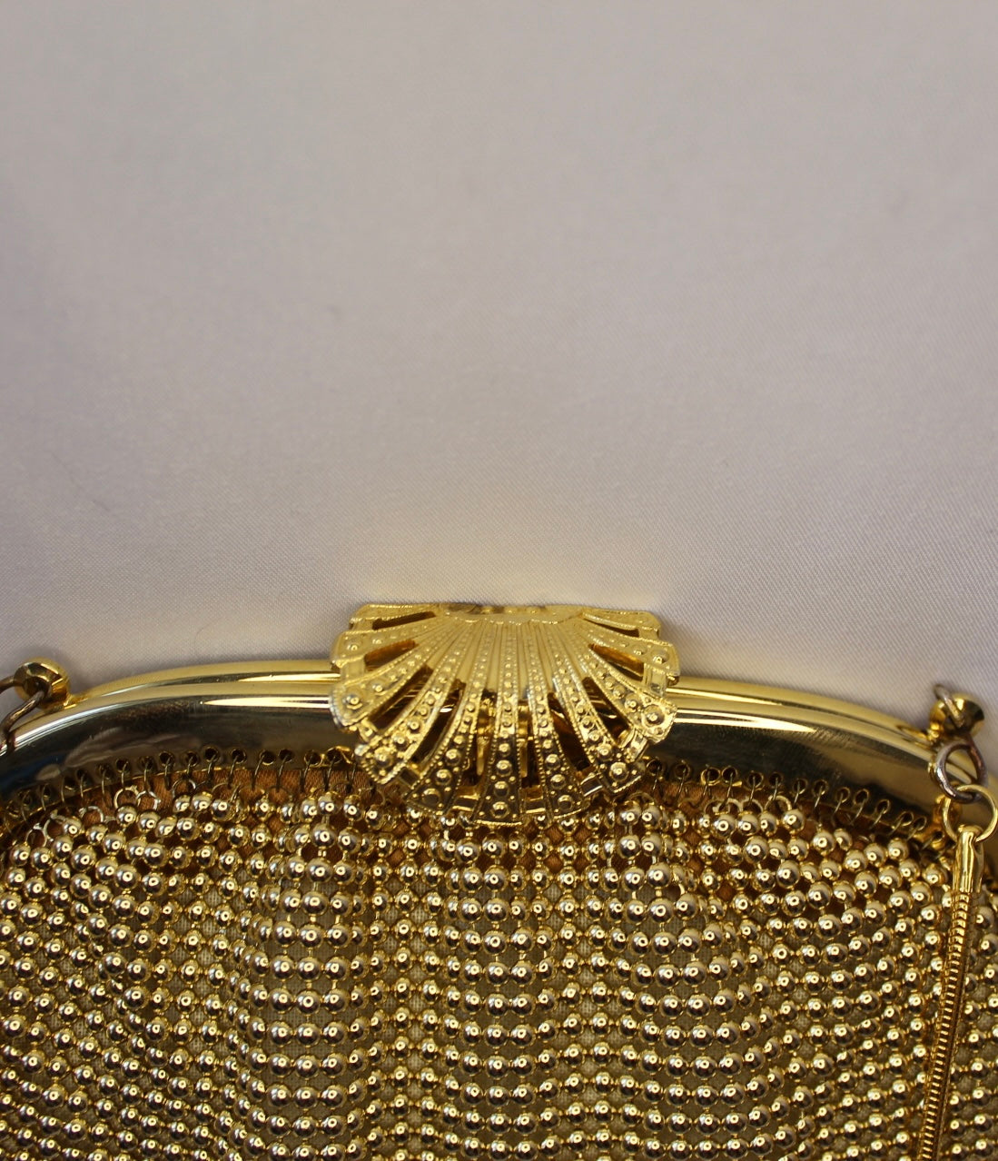 Vintage I.magnin Gold Chainmail Evening Bag