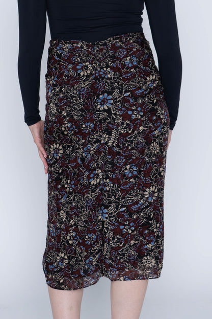 Ba&sh ‘Galia’ Floral Midi Skirt NWT Size L