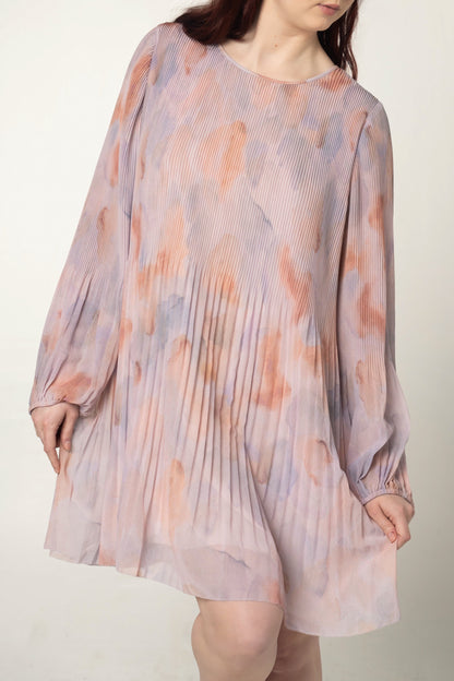 Wilfred Pastel Watercolour Pleated Dress Size XL