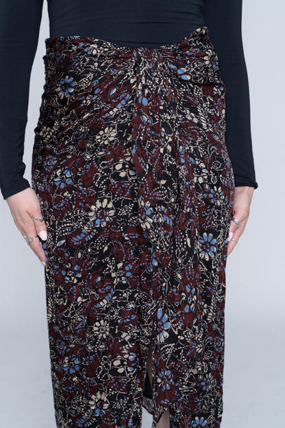 Ba&sh ‘Galia’ Floral Midi Skirt NWT Size L