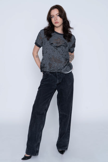 IRO ‘Nasta’ Distressed T-Shirt Size S