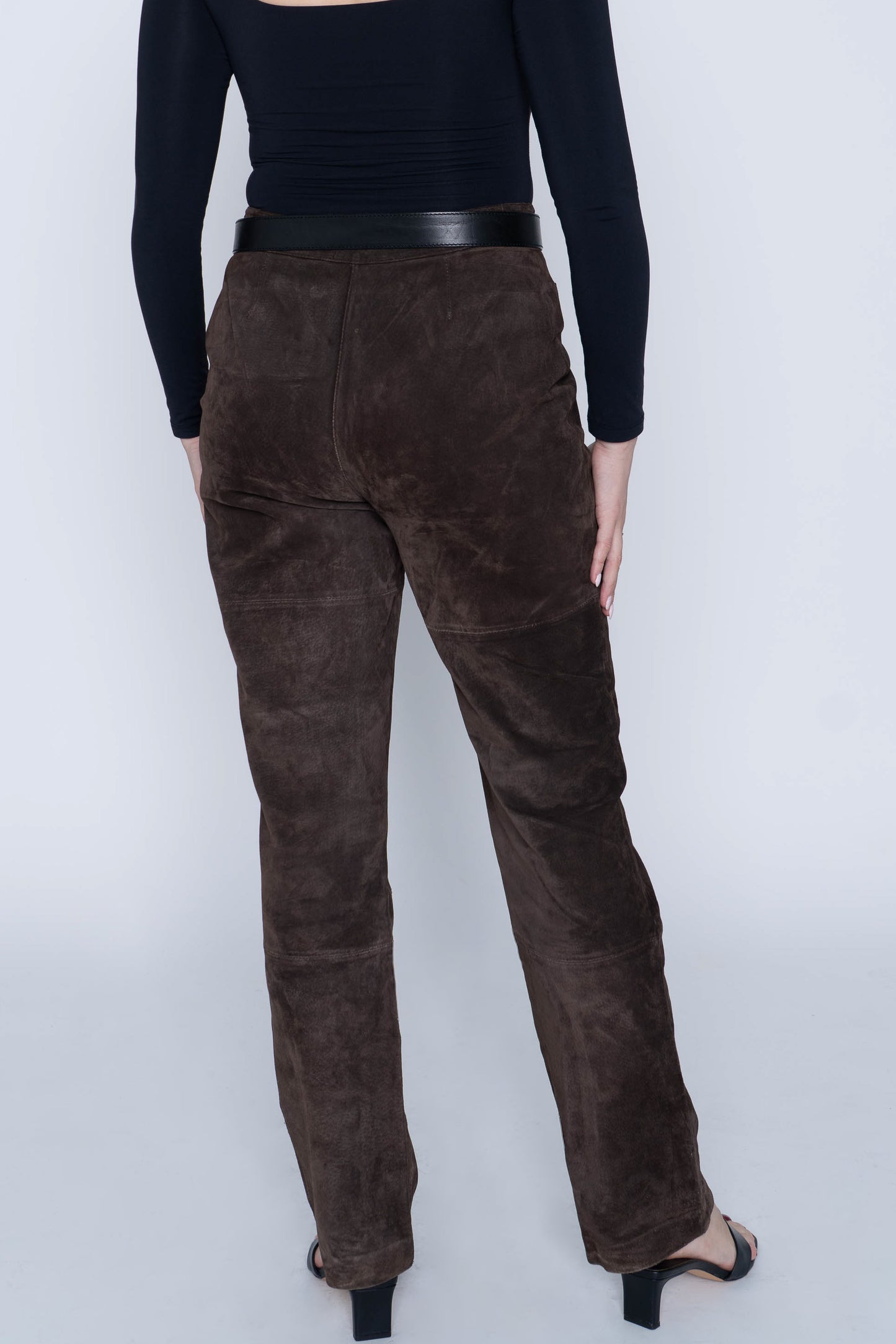 Vintage Nygard Collection Brown Suede Pants Size 8